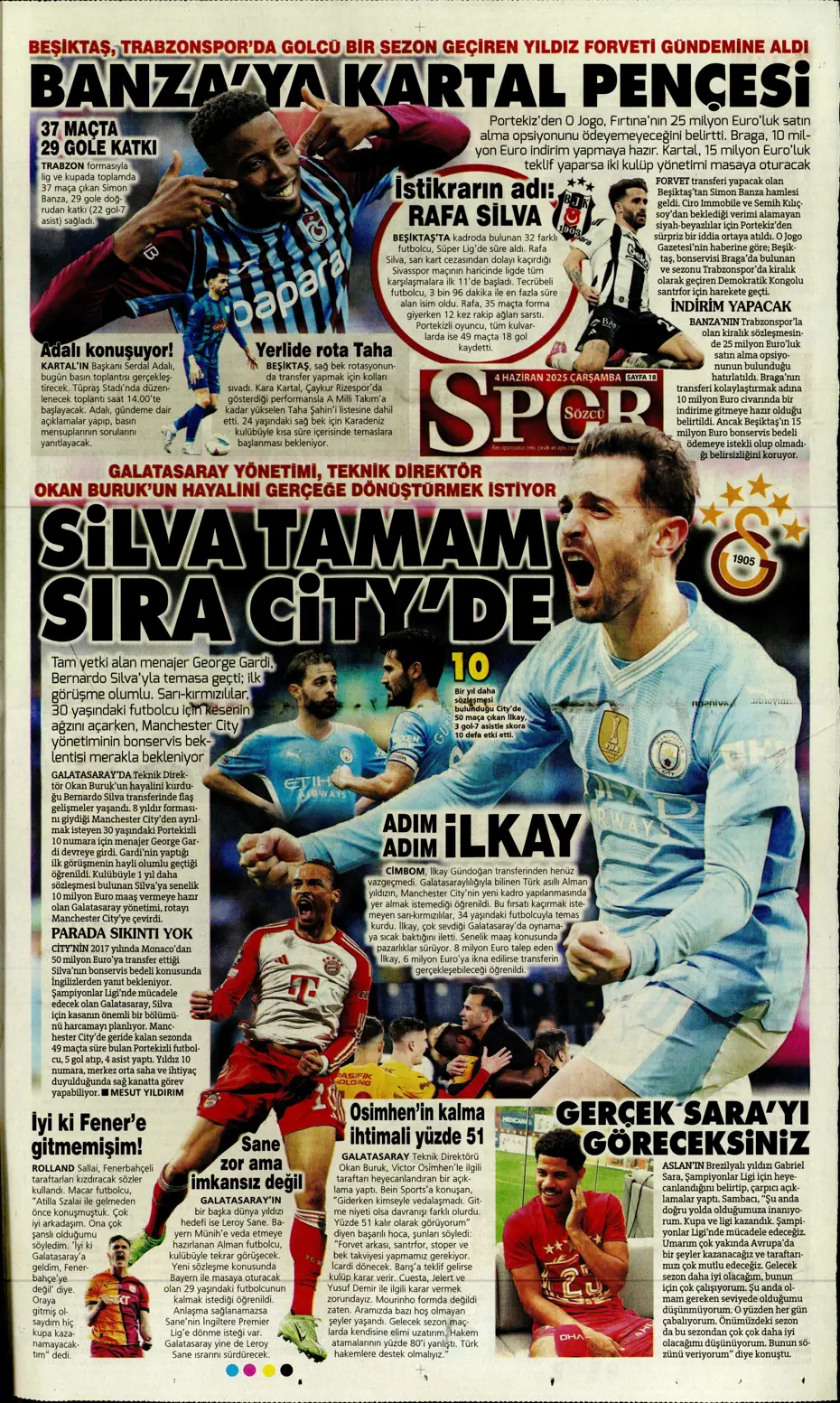 "Fener'den Vlahovic için çılgın teklif" | Sporun manşetleri - 31