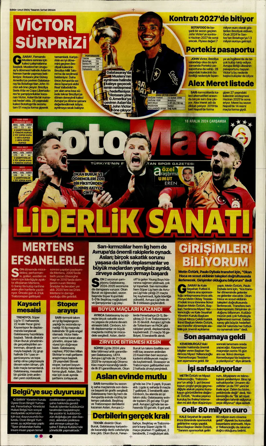 "Aslan Dybala'yı getiriyor" | Sporun manşetleri - 14