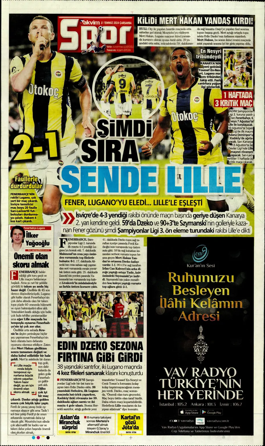 "Galatasaray'da orta sahada kriz var" | Sporun manşetleri - 33