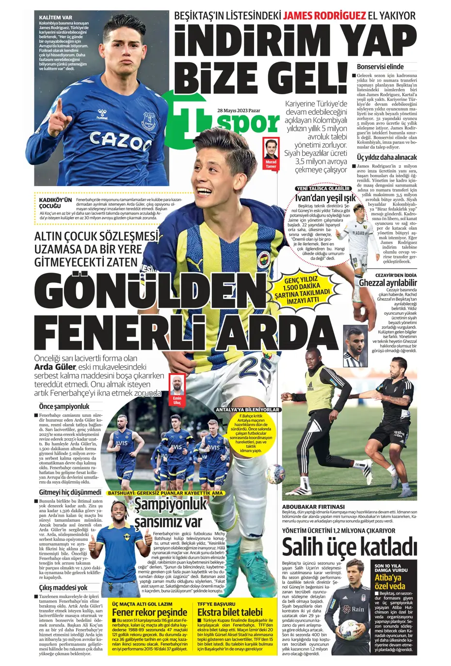 "Lukaku sürprizi" | Sporun manşetleri (28 Mayıs 2023) - 19