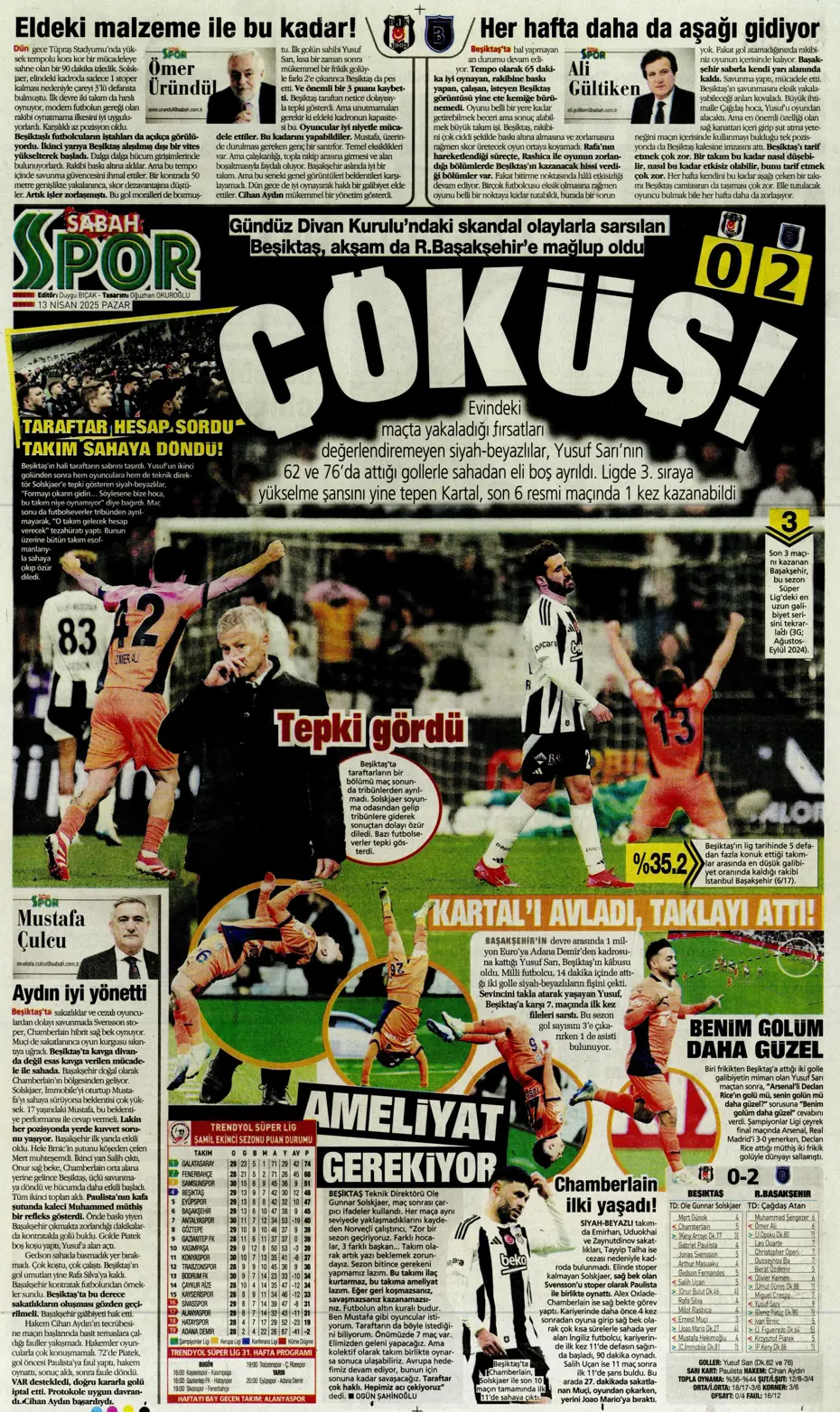 "Dzeko'nun yerine Müller" | Sporun manşetleri - 31