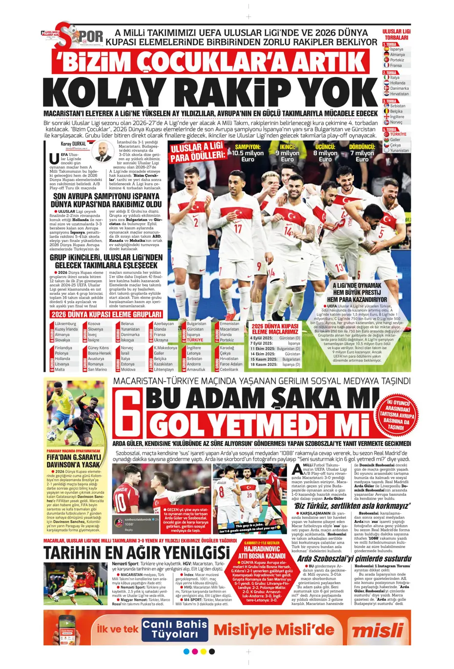 "Galatasaray'dan Osimhen'e çılgın teklif" | Sporun manşetleri - 18 "Galatasaray'dan Osimhen'e çılgın teklif" | Sporun manşetleri - 18