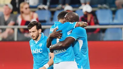 Lukaku, Cagliari karşısında şov yaptı