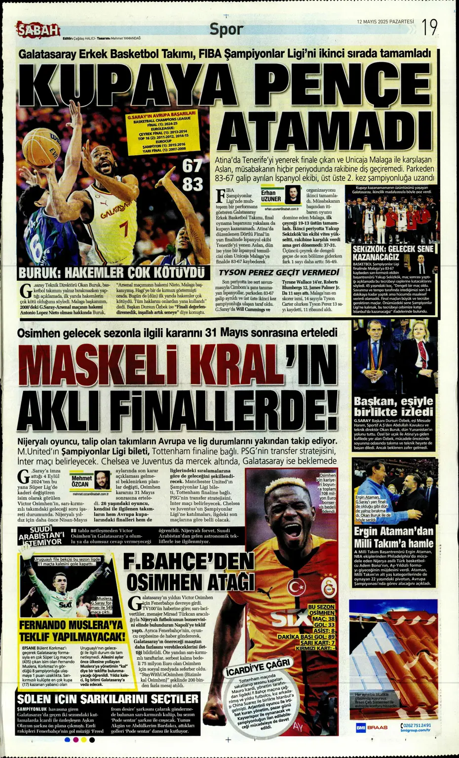 "Fenerbahçe'nin yeni golcüleri Jonathan David ve Abraham" | Sporun manşetleri - 21
