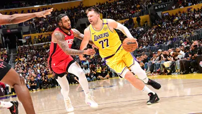 Luka Doncic'in damga vurduğu maçta Lakers fark attı