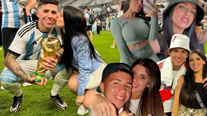 120 milyonluk Enzo Fernandez'in eşi de kendisi kadar ünlü