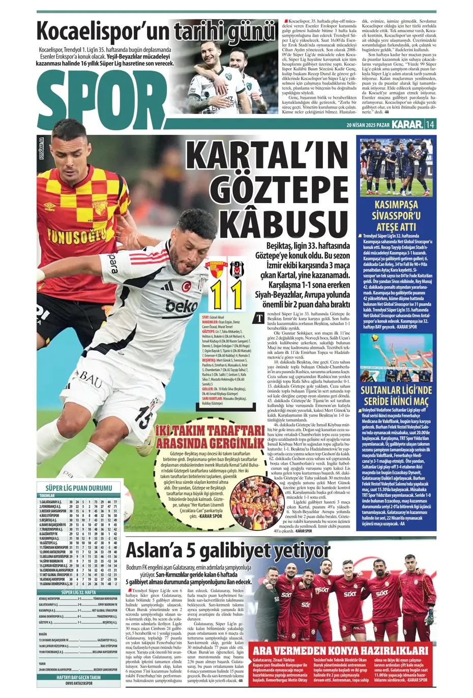 "Oğuz Aydın için geldiler" | Sporun manşetleri - 21