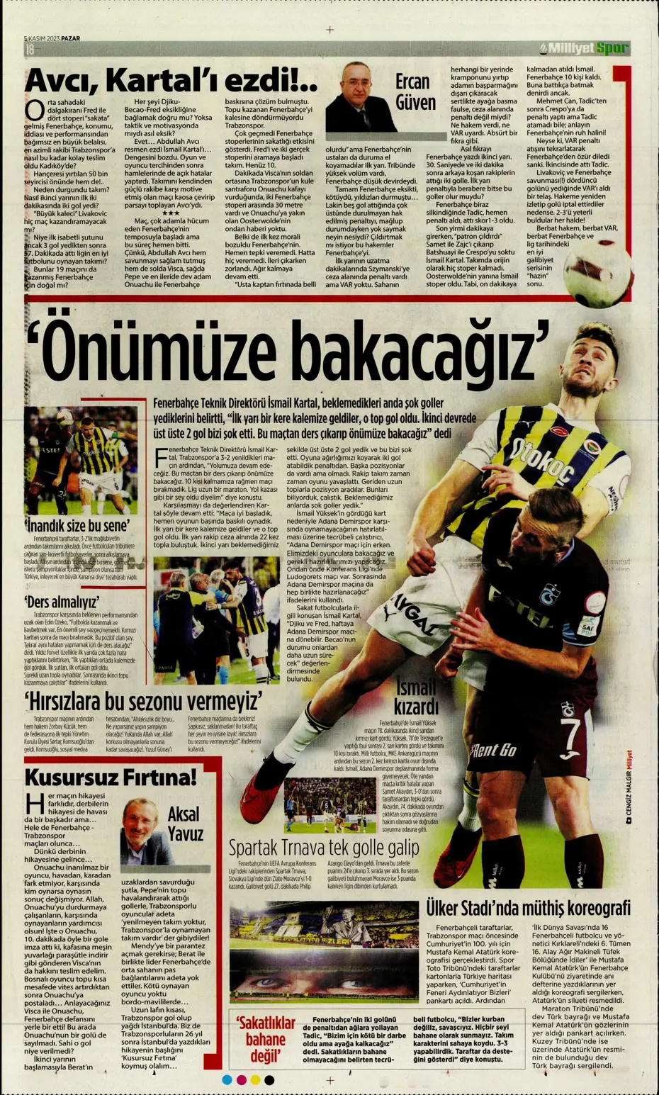 "Kadıköy'de tarihi fırtına" | Sporun manşetleri (5 Kasım 2023) - 29