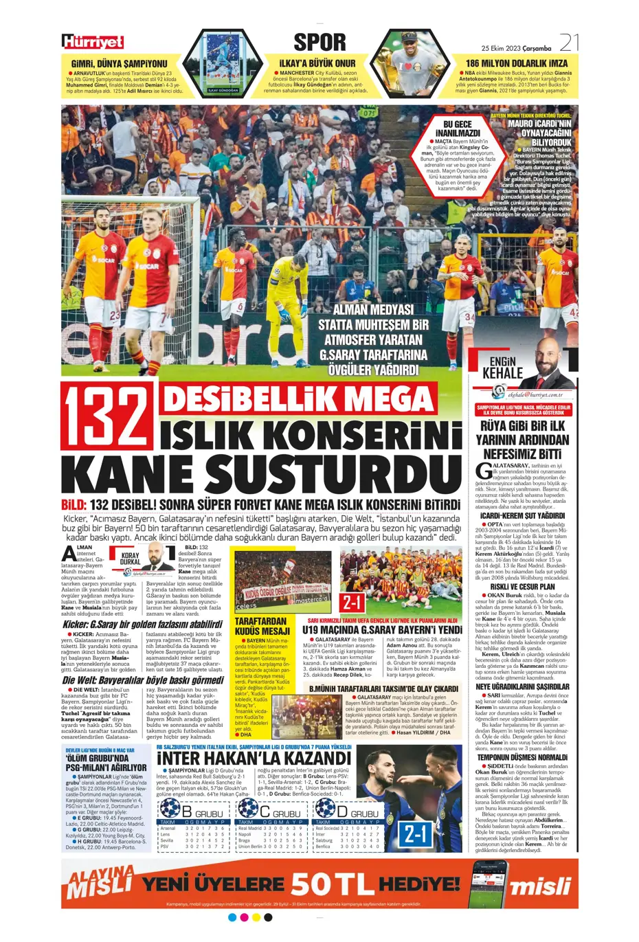 "Adaletin bu mu futbol?" | Sporun manşetleri (25 Ekim 2023) - 16