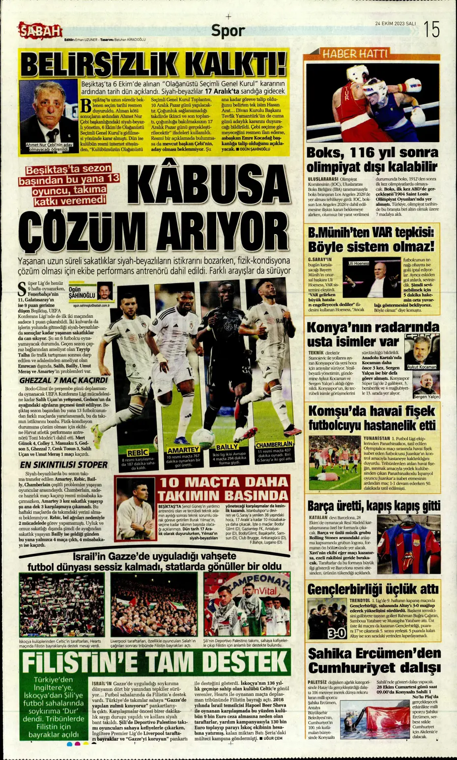 "Yine destan gecesi olsun" | Sporun Manşetleri - 20