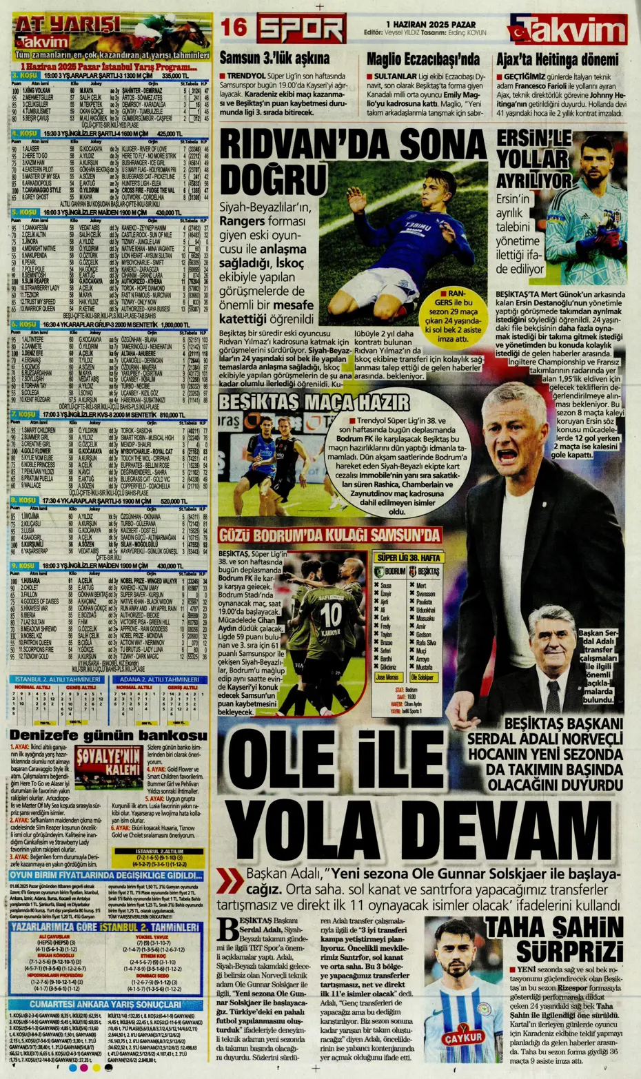 "Galatasaray'dan Lewandowski bombası" | Sporun manşetleri - 36