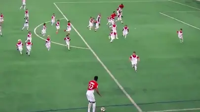 Monaco'nun 5 futbolcusu, 55 çocuğa karşı