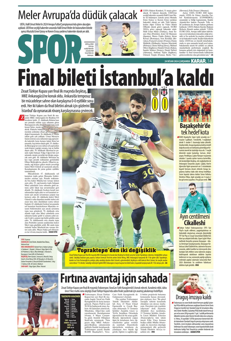 "Yeni Sacha Boey İtalya'dan" | Sporun manşetleri - 17