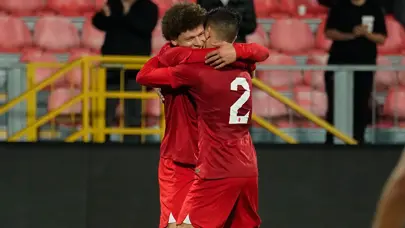 Erencan Yardımcı'dan 7 dakikada hat-trick: Ümit Milliler ilk galibiyetini aldı