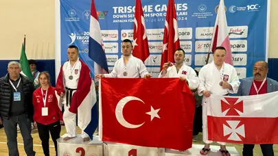 Down sendromlu özel sporculardan Trisome Oyunları'nın ilk gününde 6'sı altın 17 madalya