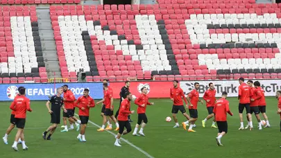 A Milli Takım, Galler maçının hazırlıklarını tamamladı