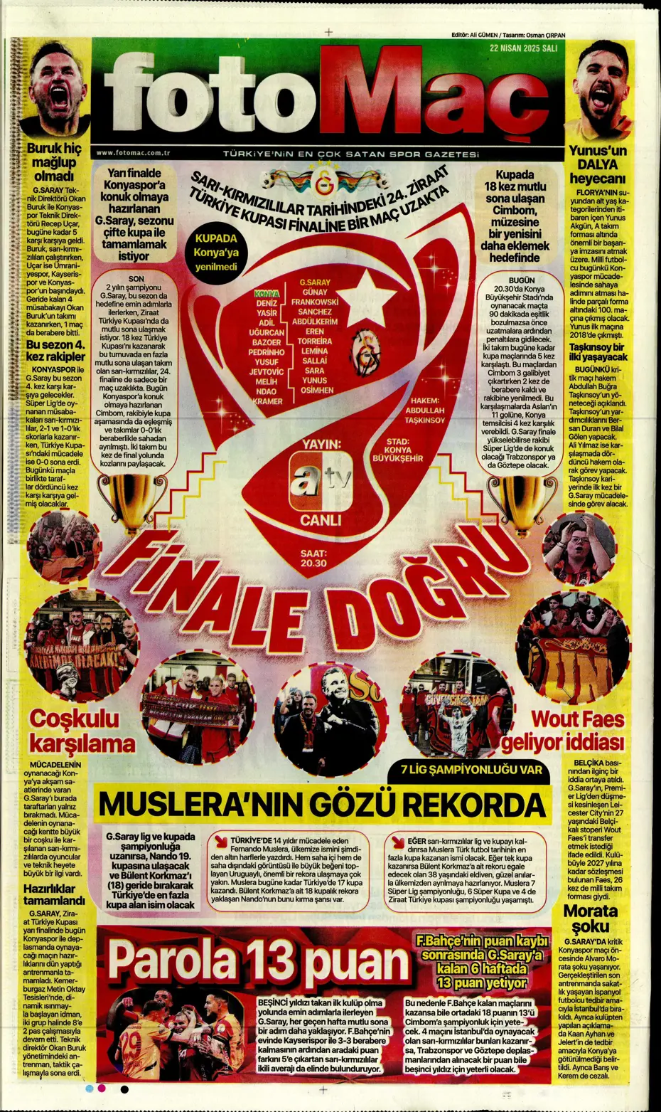 "Fenerbahçe'de gözler artık divanda" | Sporun manşetleri - 12