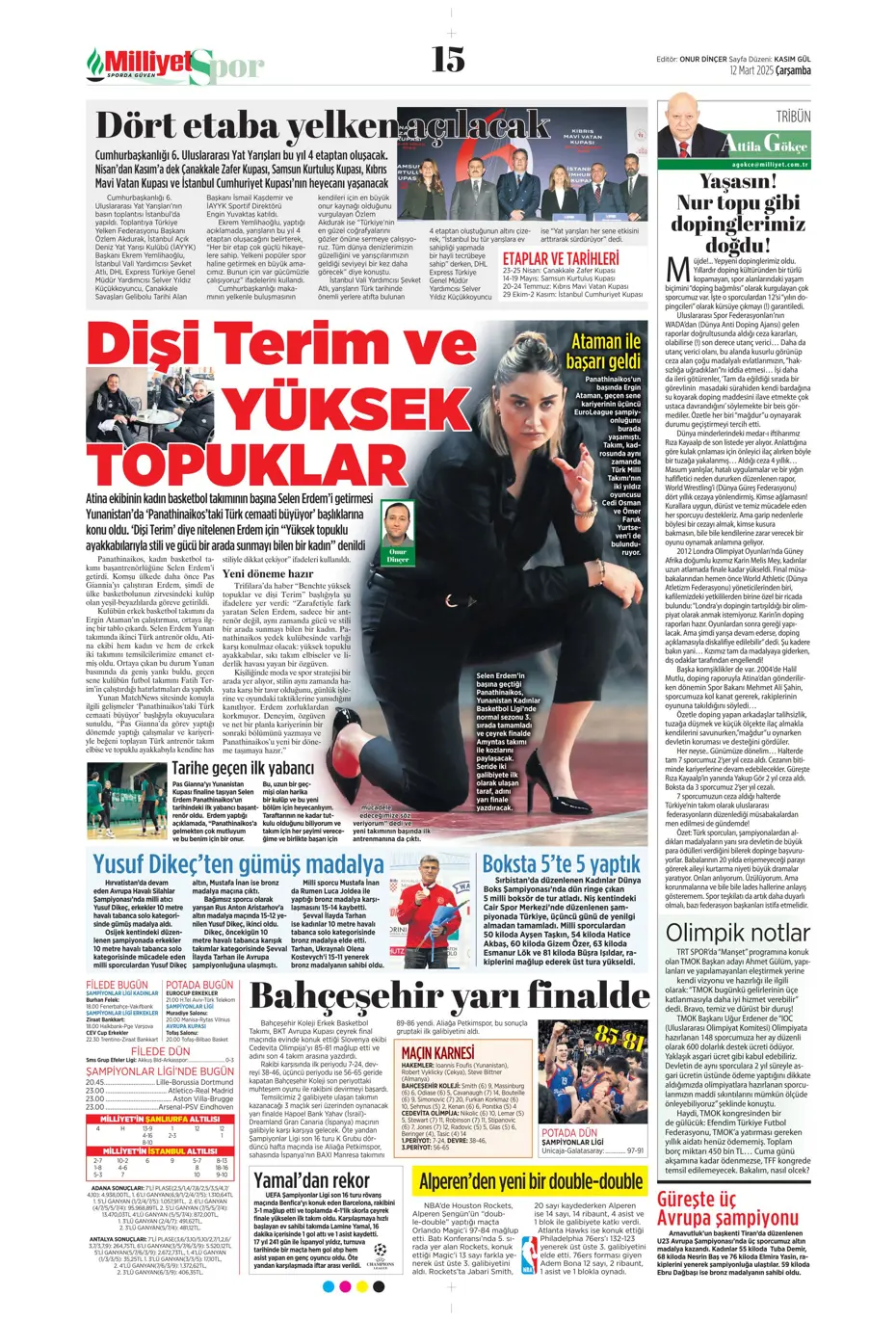 "Mourinho'nun Rangers stratejisi" | Sporun manşetleri - 16