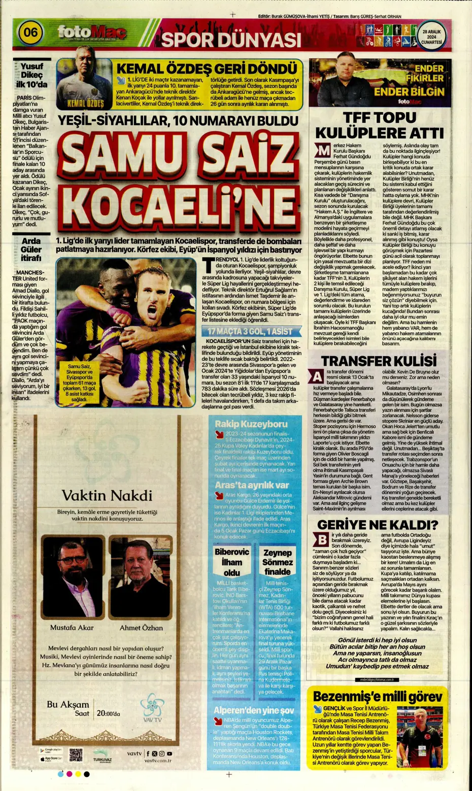 "Ronaldo'nun talebiyle En-Nesyri'ye 40 milyon euro" | Sporun manşetleri - 15