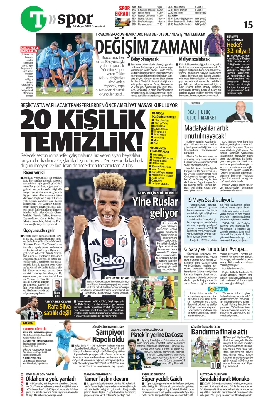 "Final-Four'da Fenerbahçe destanı" | Sporun manşetleri - 34