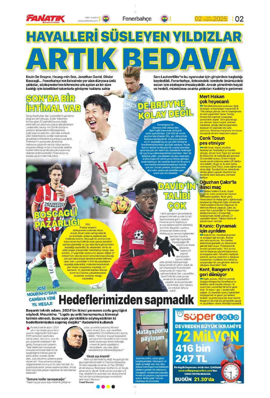 "Yeni transfer bombası Leroy Sane" | Sporun manşetleri - 3