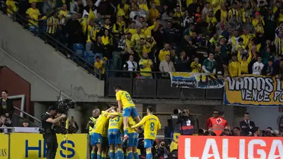 Las Palmas 8 maçlık yenilgiden sonra ilk kez puan aldı