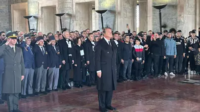 Beşiktaş, Anıtkabir'i ziyaret etti