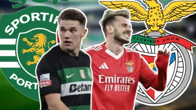 Şifresiz yayınlanacak: Sporting Lizbon - Benfica maçı ne zaman, saat kaçta ve hangi kanalda? Kerem Aktürkoğlu ilk 11’de mi?