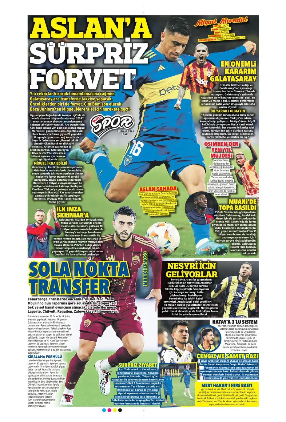 "Sergen Yalçın'la ilk görüşme" | Sporun manşetleri - 23