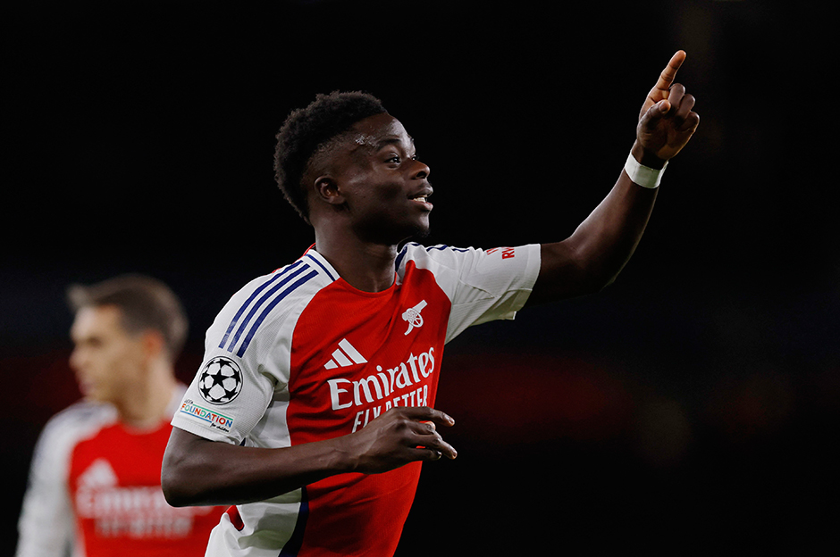 Londra'da Saka'nın gecesi: Arsenal, Monaco'yu 3'ledi