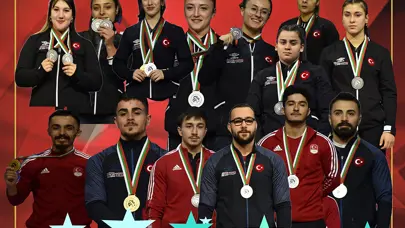 Kadın milli halterciler, Avrupa Şampiyonası'nda takım halinde ikinci oldu