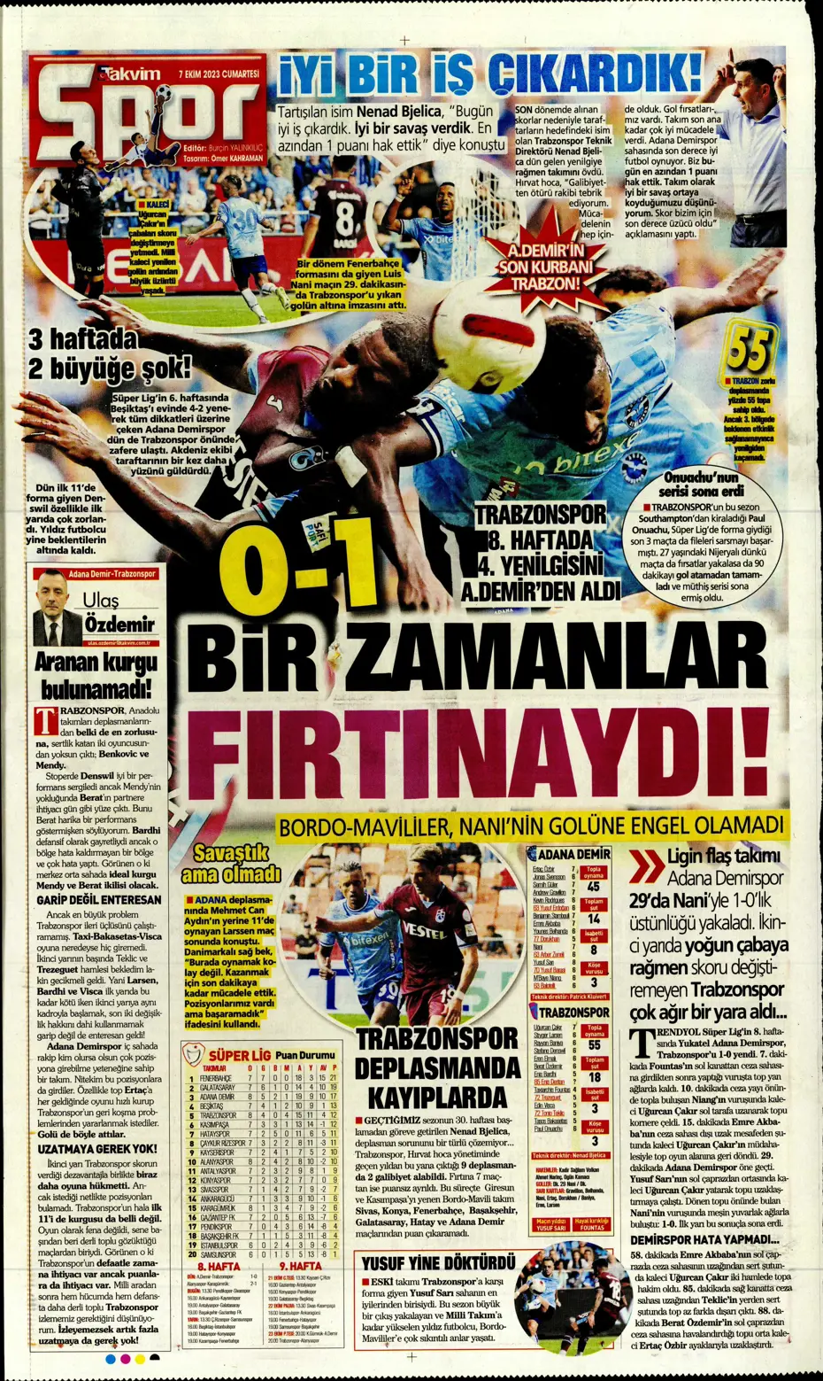 "Şok eden Nelsson iddiası" | Sporun manşetleri (7 Ekim 2023) - 36 "Şok eden Nelsson iddiası" | Sporun manşetleri (7 Ekim 2023) - 36