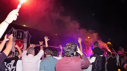 Beşiktaş kafilesi Kayseri'de coşkuyla karşılandı