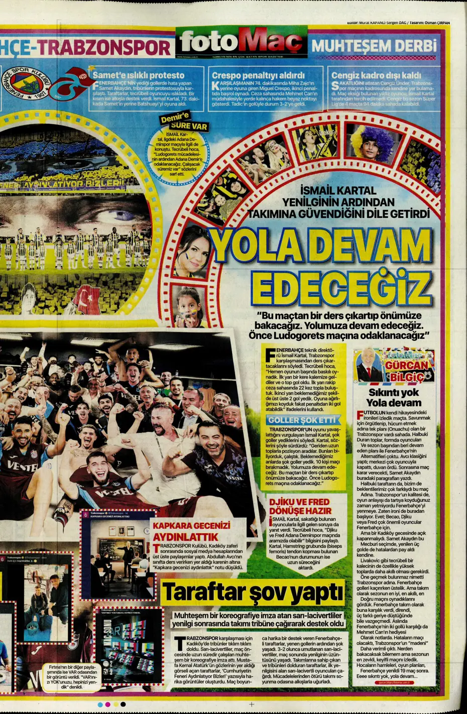 "Kadıköy'de tarihi fırtına" | Sporun manşetleri (5 Kasım 2023) - 14