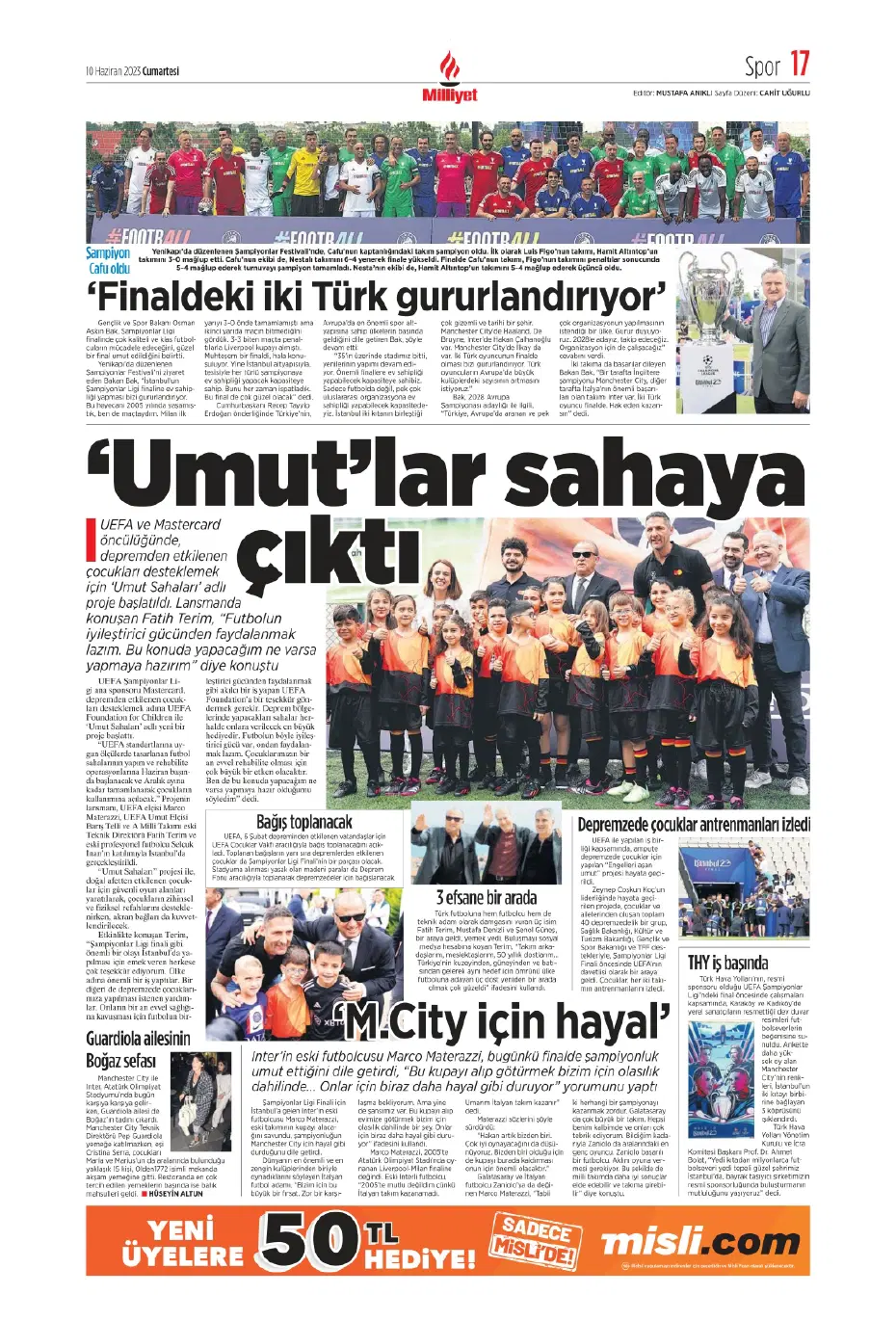 "Nelsson'un yerine Merih Demiral" | Sporun manşetleri (10 Haziran 2023) - 17