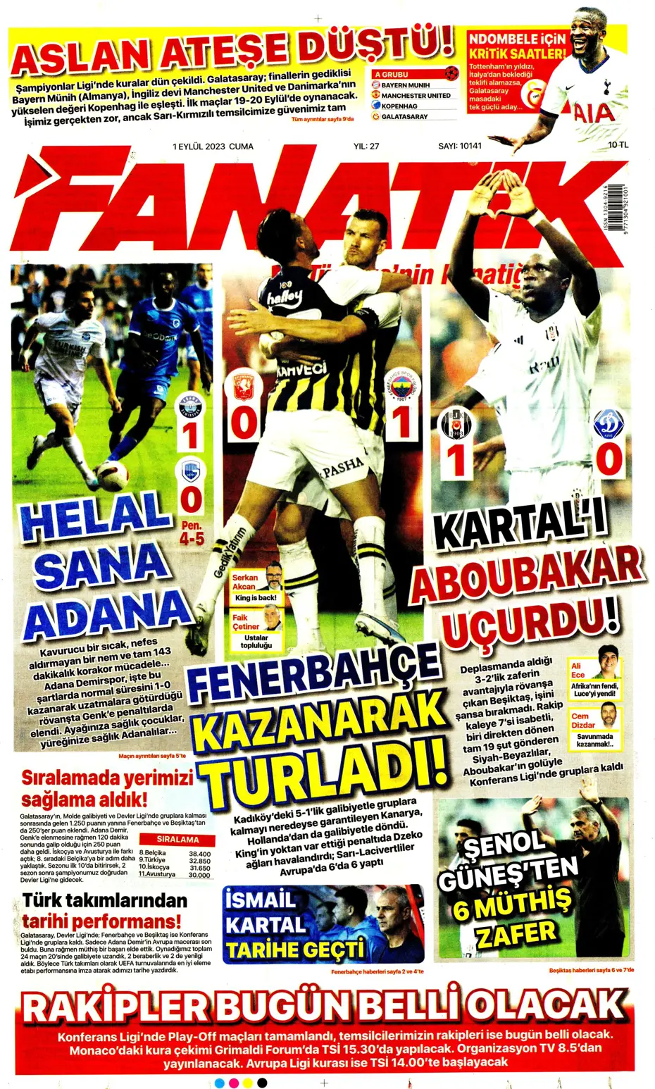 "Sergio Ramos'a '2 Eylül'e kadar cevabını ver' resti" | Sporun manşetleri (1 Eylül 2023) - 3 "Sergio Ramos'a '2 Eylül'e kadar cevabını ver' resti" | Sporun manşetleri (1 Eylül 2023) - 3