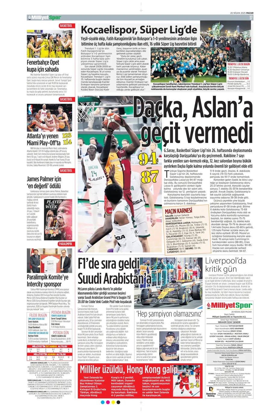 "Oğuz Aydın için geldiler" | Sporun manşetleri - 26