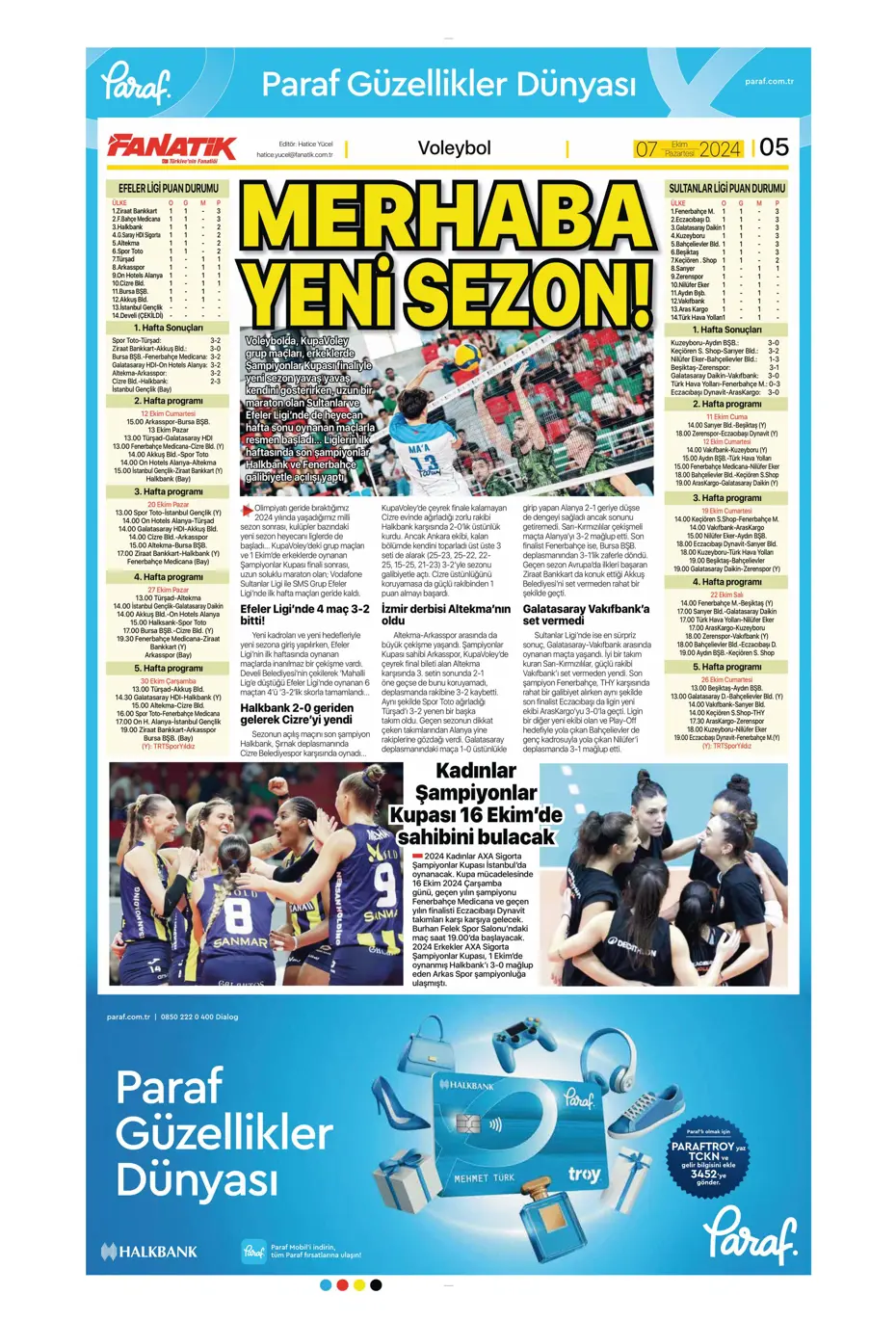 "Mourinho'dan Samsunspor'a yeni sistem" | Sporun manşetleri - 8