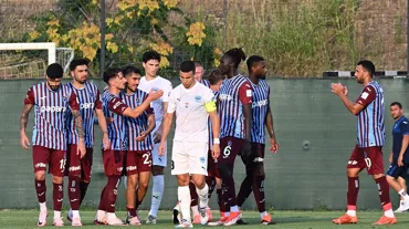 Trabzonspor hazırlık maçını 3 golle kazandı
