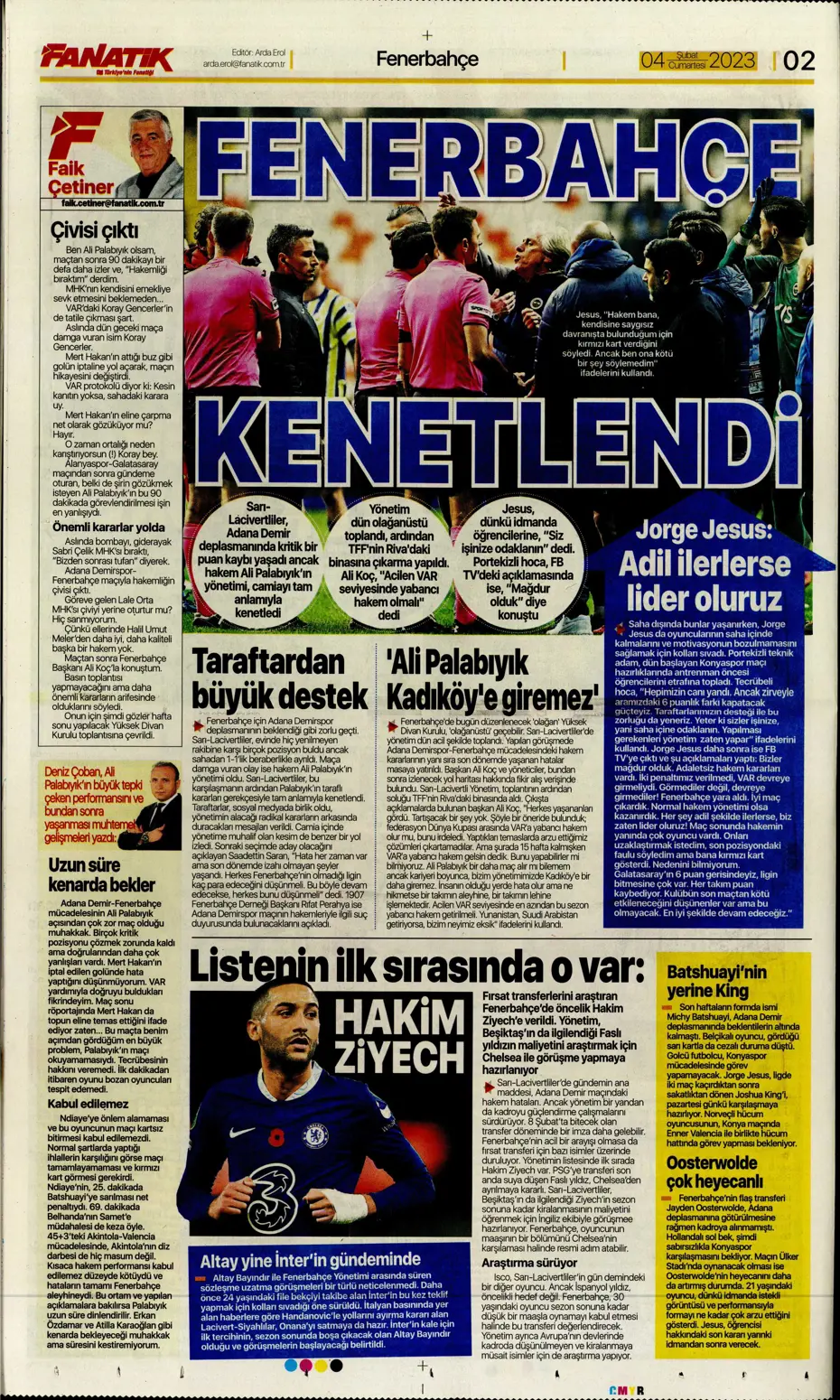 Sporun Manşetleri (4 Şubat 2023) - 5