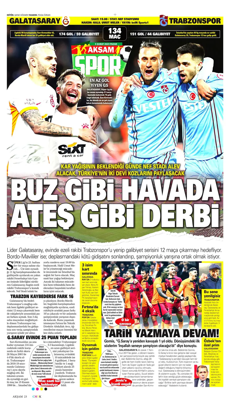 Sporun Manşetleri (5 Şubat 2023) - 6