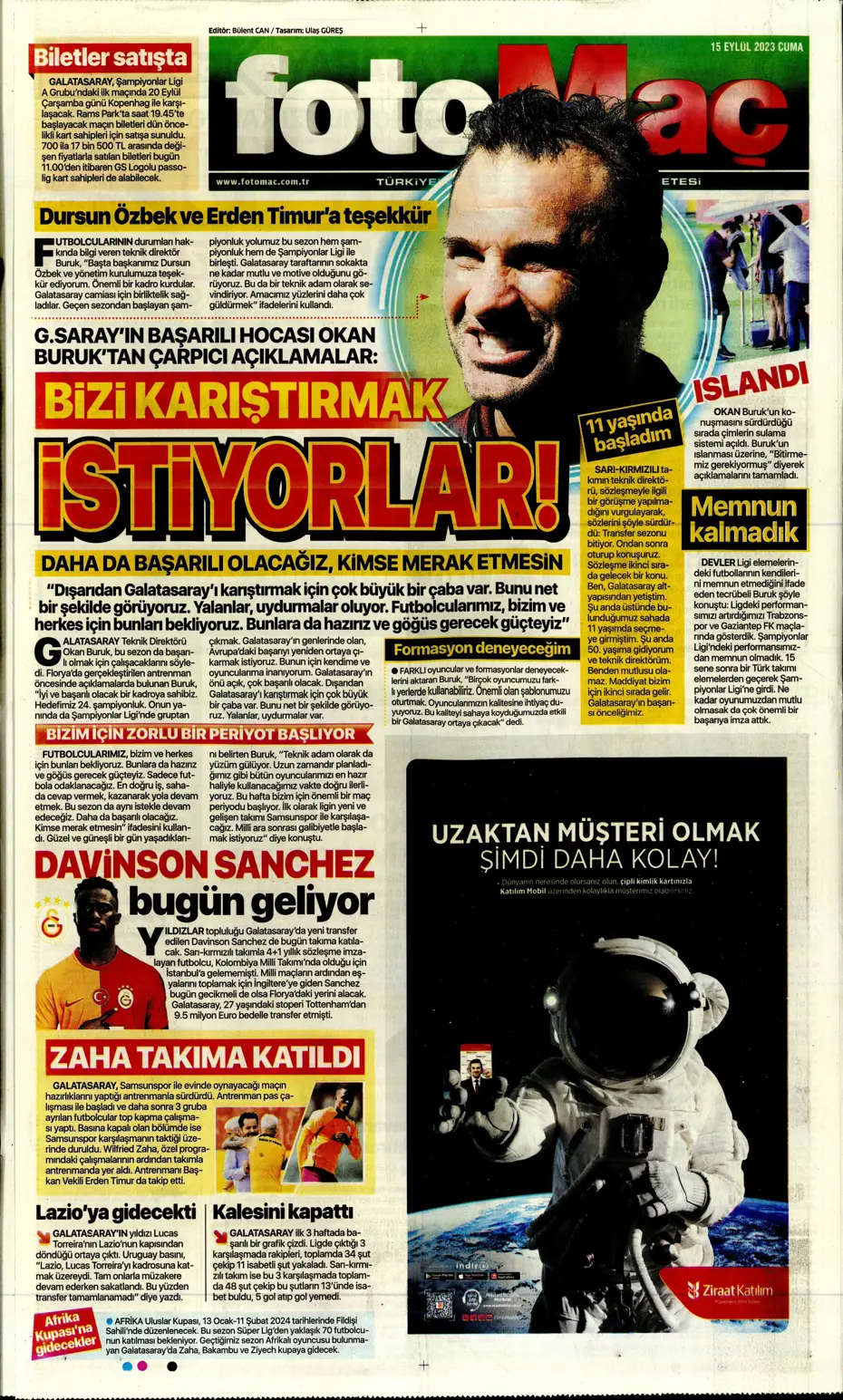 "Kartal'da Xeka seferberliği" | Sporun Manşetleri - 17