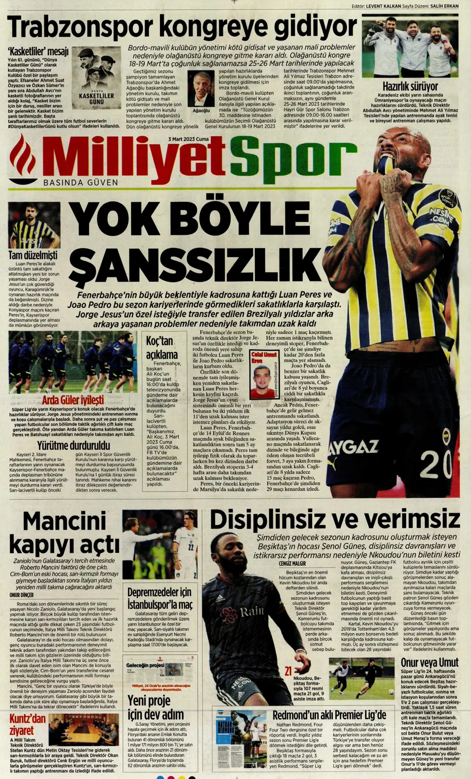 "Aslan'dan Liverpool çıkarması" - Sporun manşetleri - 21 "Aslan'dan Liverpool çıkarması" - Sporun manşetleri - 21