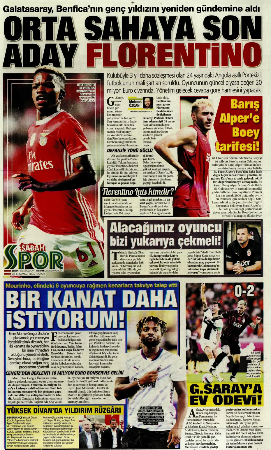 "Aslan'da rota Gravenberch" | Sporun Manşetleri (28 Temmuz 2024) - 25 "Aslan'da rota Gravenberch" | Sporun Manşetleri (28 Temmuz 2024) - 25