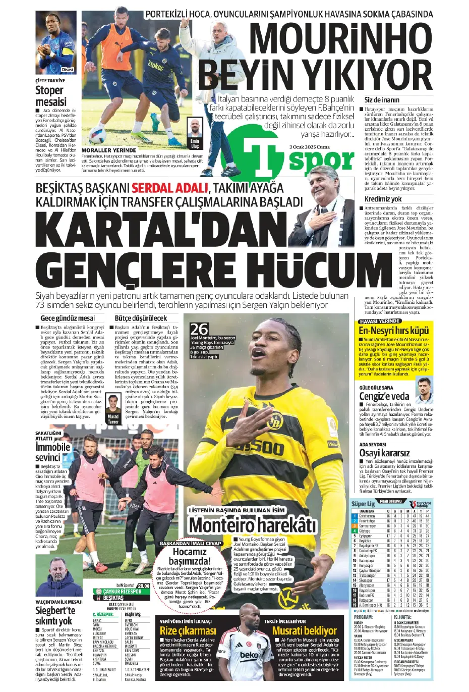 "Fatih Terim, Galatasaray'ın yıldızını istiyor" | Sporun manşetleri - 21