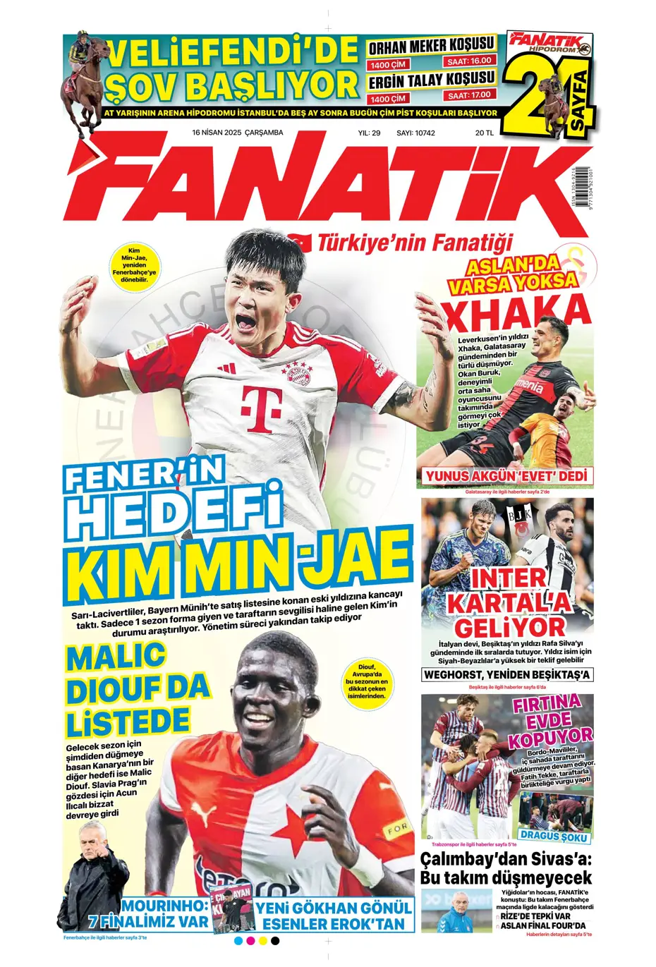 "Kim Min-Jae heyecanı" | Sporun manşetleri - 6