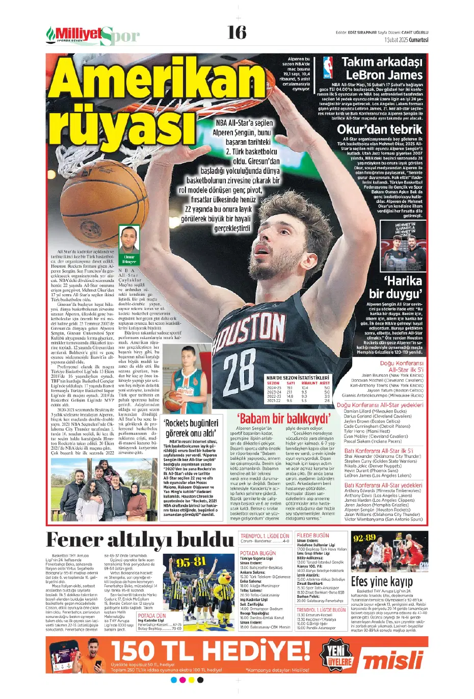 "Morata geliyor" | Sporun manşetleri - 17