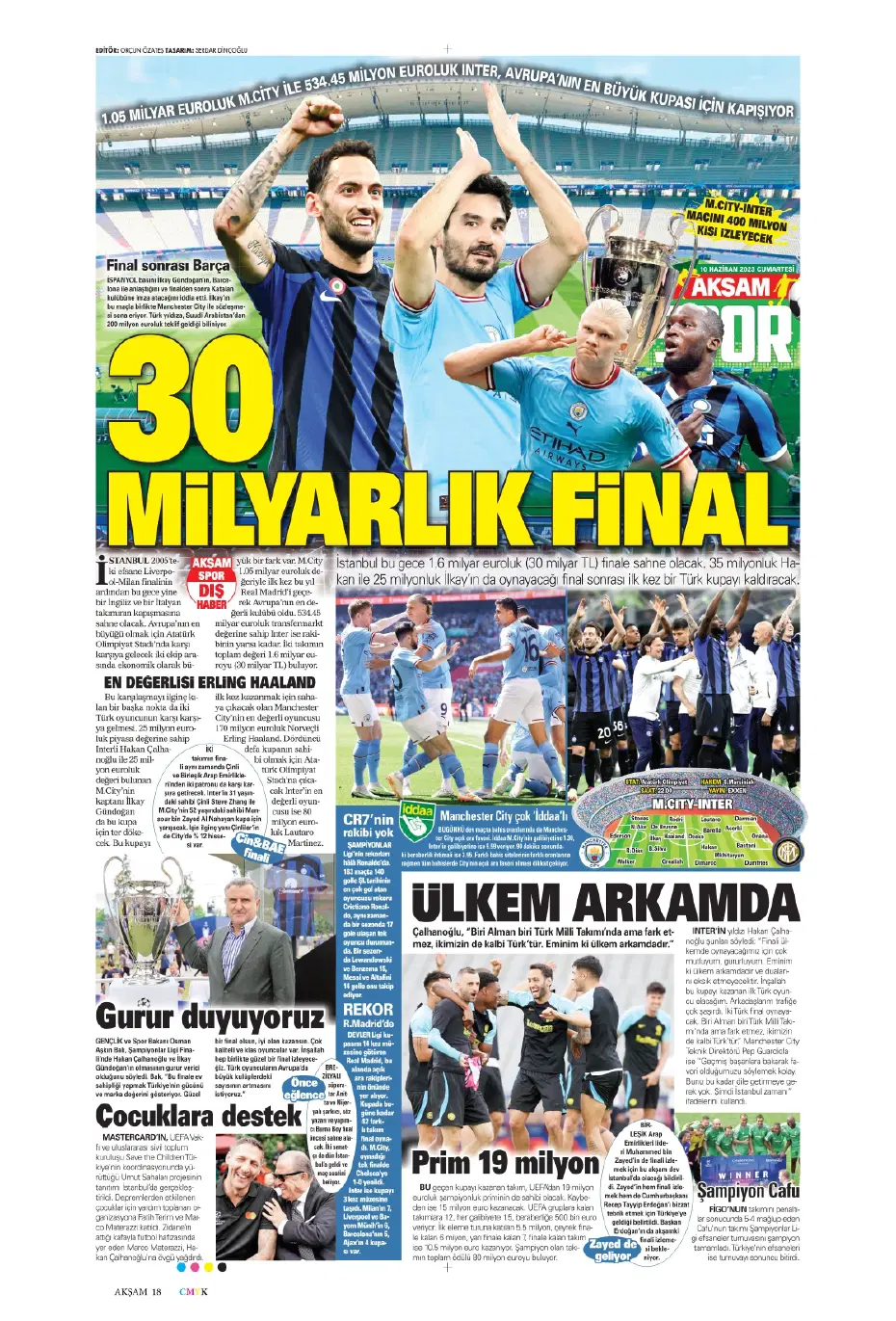 "Nelsson'un yerine Merih Demiral" | Sporun manşetleri (10 Haziran 2023) - 2