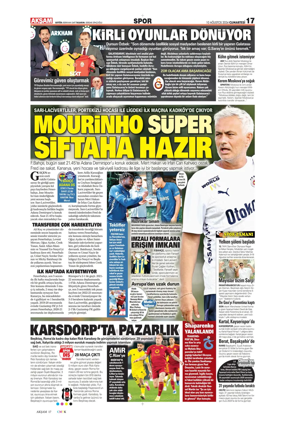 "Fenerbahçe Ferdi Kadıoğlu'nun alternatifini buldu" | Sporun manşetleri - 3