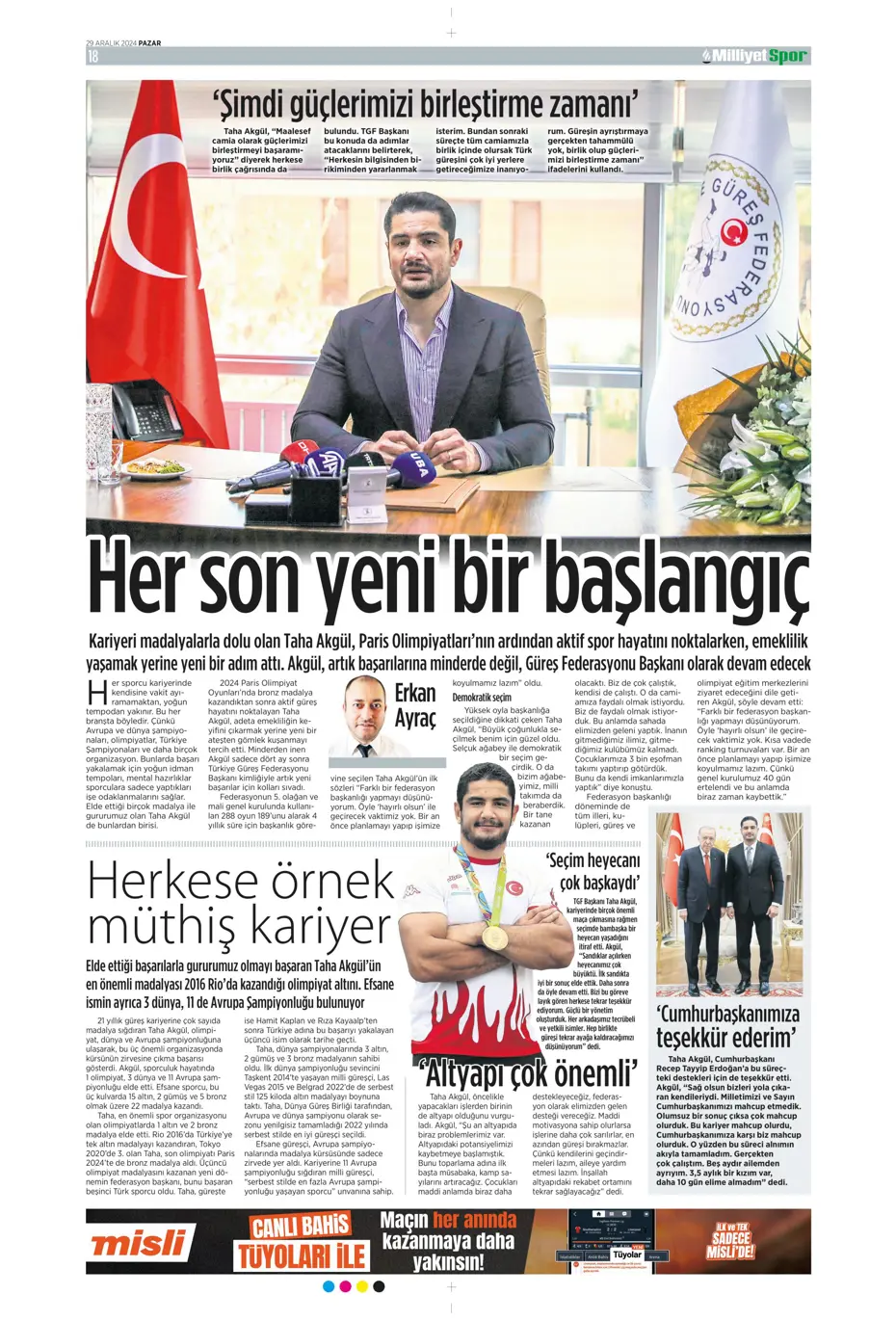 "Mikautadze'de sona doğru" | Sporun manşetleri (29 Aralık 2024) - 22